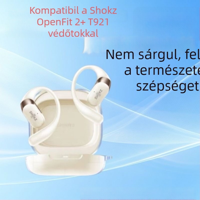Átlátszó védőtok Shokz Shaoyin OpenFit2 és T921 fejhallgatókhoz