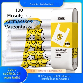 Sodolike Megvastagított mosolygós arcú zacskók általános csomagoláshoz (éttermek, szupermarketek, gyümölcspiacok)