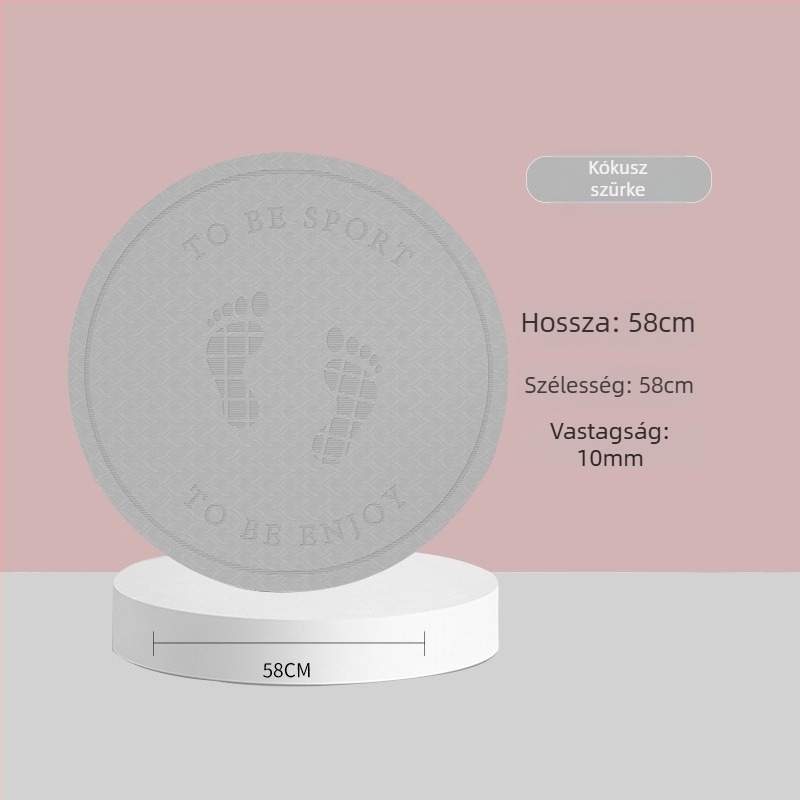 Ugrálókötél talp zajszigeteléssel és csúszásmentes felülettel, TPE jóga matrac, súly 500–700 g, vastagság 8/10/15 mm