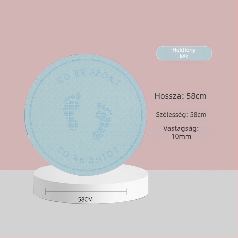 Ugrálókötél talp zajszigeteléssel és csúszásmentes felülettel, TPE jóga matrac, súly 500–700 g, vastagság 8/10/15 mm