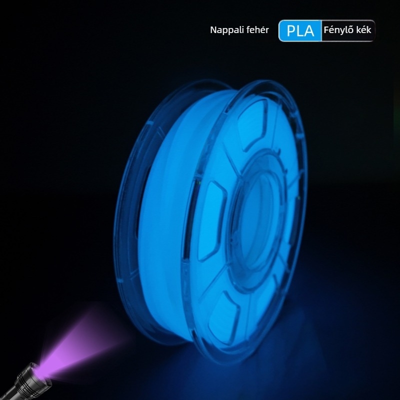 Fénylő PLA filament 3D nyomtatáshoz; 1 kg; kerek keresztmetszet; kompatibilis a Bamboo Innovations FDM nyomtatóval