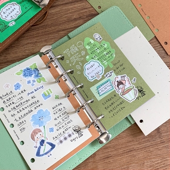 Speciális papírral készült noteszrefill, karikatúra stílus, IP: Művészeti és kulturális alkotás