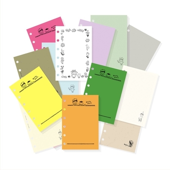 Speciális papírral készült noteszrefill, karikatúra stílus, IP: Művészeti és kulturális alkotás