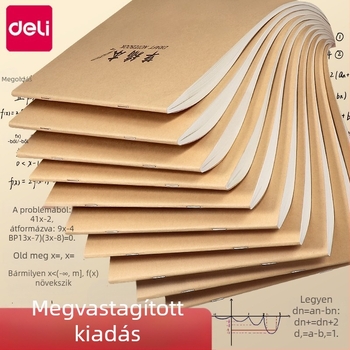 Deli vázlatfüzet, papír borítású, belső papír 75 g, modell 19864248