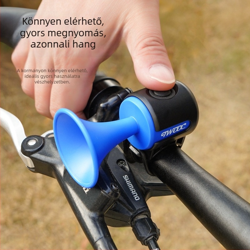 Universális kerékpár elektromos kürt csengő – ABS+PC, 120 dB, Modell EH-2, Márka Hui Tu