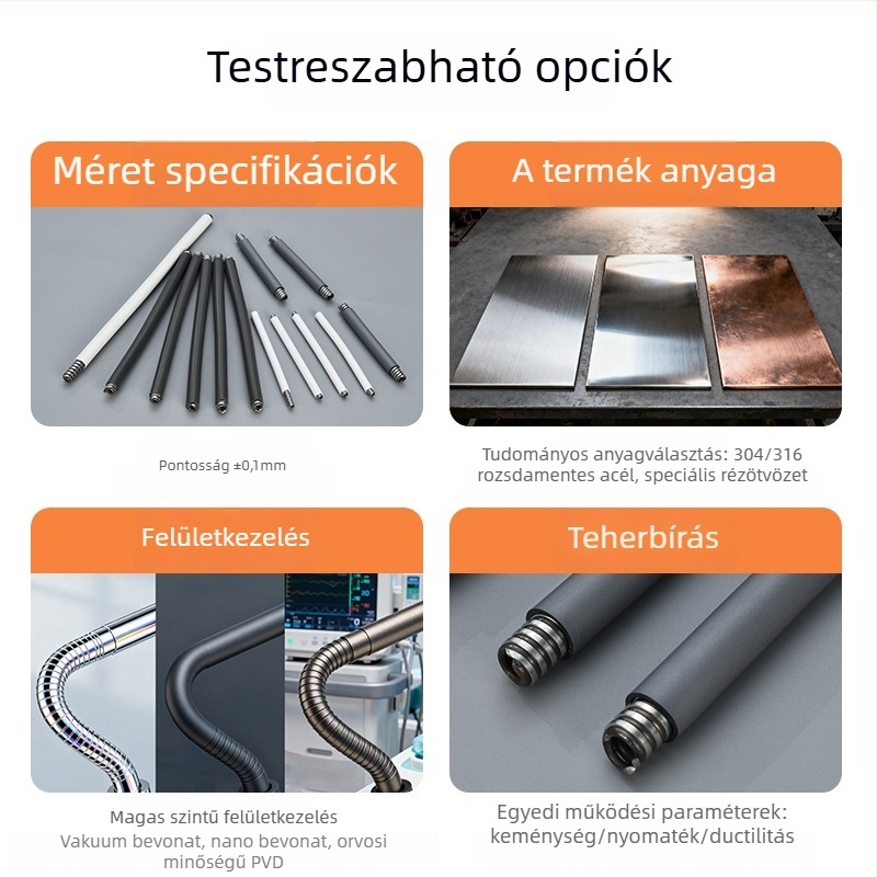 Gooseneck asztali lámpa szilikoncsővel és telefontartóval — modell Night car light hose; lámpák és tartók számára; hajlításálló; stabil elhelyezés; jó teherbírás