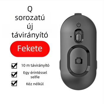 Okostelefon Bluetooth szelfi távirányító – Modell L&Q&C, Bluetooth 4.0, ABS anyag, Tömeg 15
