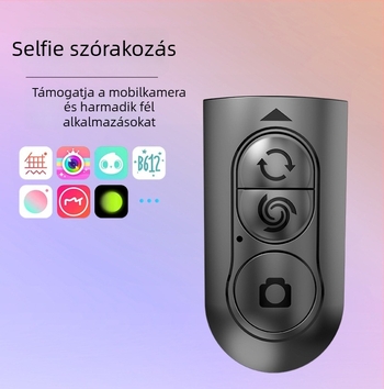Okostelefon Bluetooth szelfi távirányító – Modell L&Q&C, Bluetooth 4.0, ABS anyag, Tömeg 15