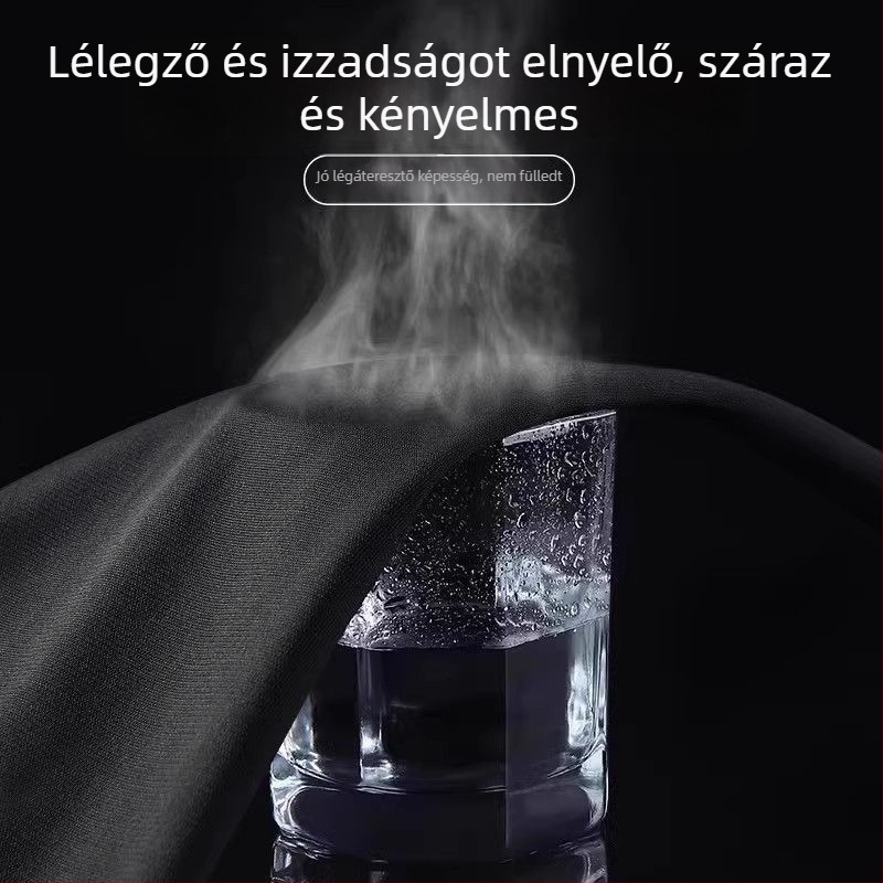 Férfi futásra tervezett sportnadrág, Ice Silk gyorsan száradó anyag, lélegző kültéri edzéshez, vékony nyári nadrág