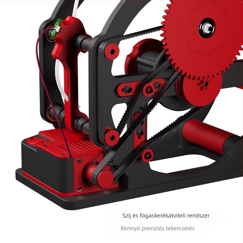 3D nyomtatáshoz filament tekercselő gép intelligens észleléssel, automatikus megállással és programozható tekercselő mechanizmussal