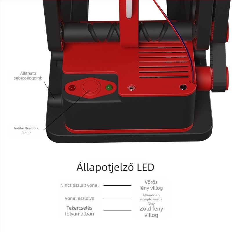 3D nyomtatáshoz filament tekercselő gép intelligens észleléssel, automatikus megállással és programozható tekercselő mechanizmussal