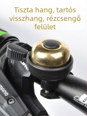 Kerékpár csengő, réz, hajtogatható, CL05 modell, Futaihong