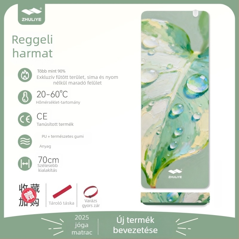 Graphite Carbon jóga matrac PU felülettel, 60 vastagság, 5500 tömeg