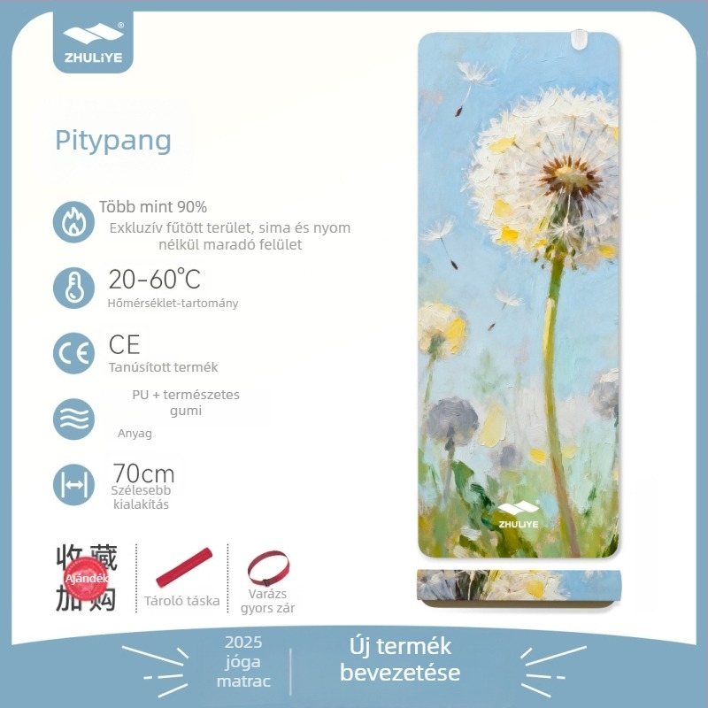 Graphite Carbon jóga matrac PU felülettel, 60 vastagság, 5500 tömeg