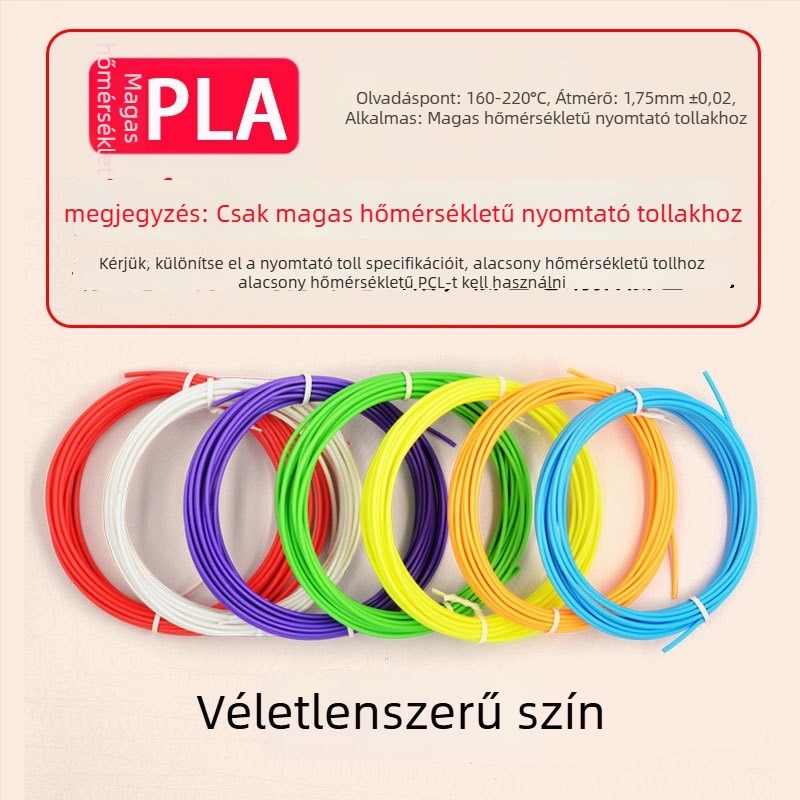 Mosi PLA/PCL filament 3D tollhoz — Deli tollal kompatibil, pontosság 0,02 mm