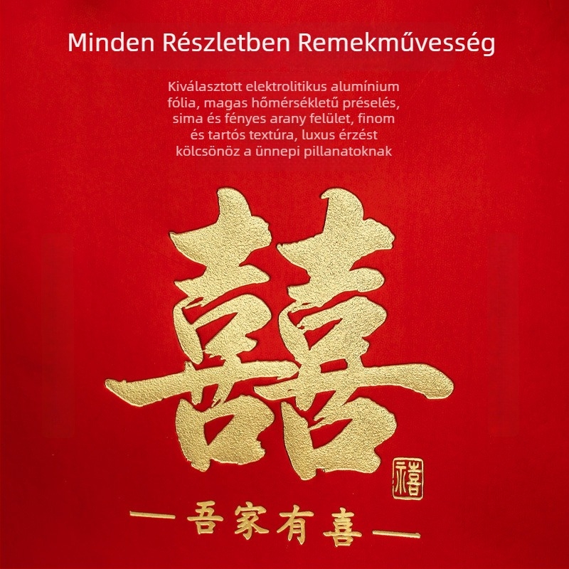 Esküvői ajándék tasakok készlet, hőszalagos díszítés, karton alapanyag, Baijin márka, négy darabos készlet