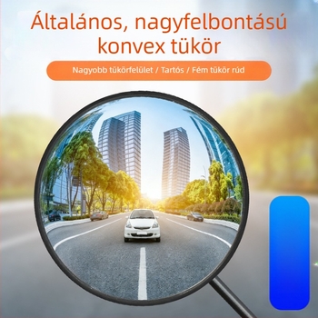 Elektromos motorkerékpár visszapillantó tükör fish-eye, széles látómező, domború tükör, nagy felbontás, univerzális anti‑fényvisszaverődés