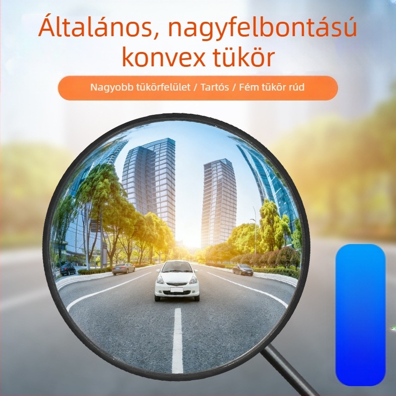 Elektromos motorkerékpár visszapillantó tükör fish-eye, széles látómező, domború tükör, nagy felbontás, univerzális anti‑fényvisszaverődés
