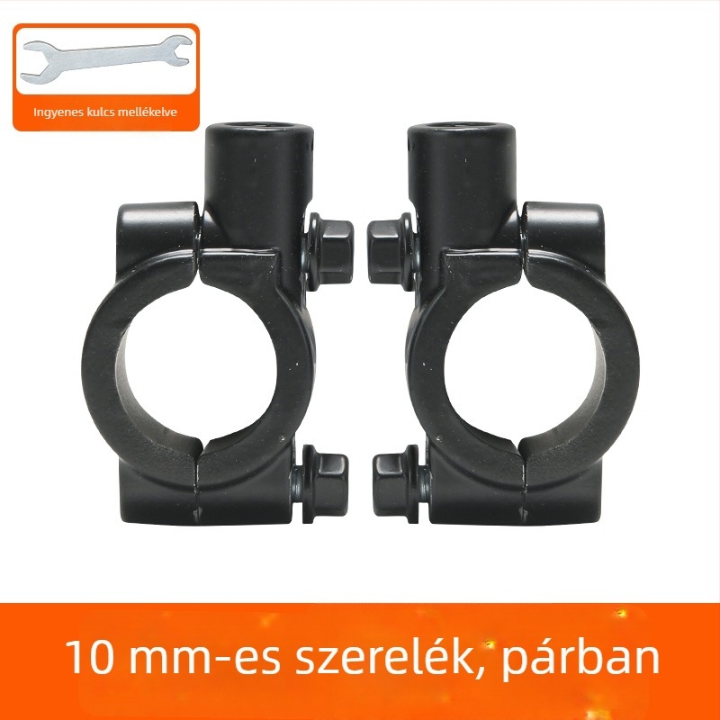 Elektromos motorkerékpár visszapillantó tükör fish-eye, széles látómező, domború tükör, nagy felbontás, univerzális anti‑fényvisszaverődés