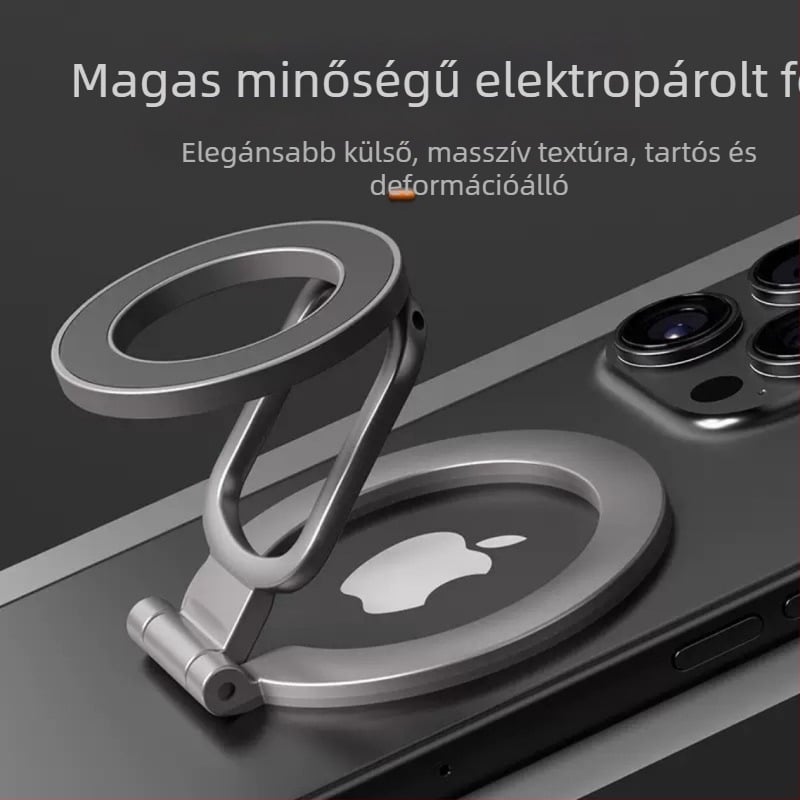 Mágneses telefonasztal-tartó MagSafe-készülékhez — ultra vékony, összecsukható fémtartó