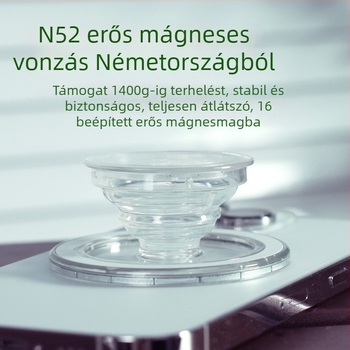 Lazy Man Bracket iPhone 14-hez – Műanyag, Általános stílus, MagSafe asztali tartó