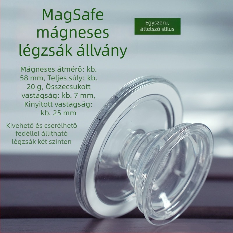 Lazy Man Bracket iPhone 14-hez – Műanyag, Általános stílus, MagSafe asztali tartó