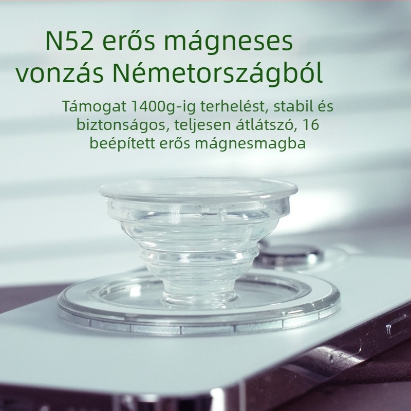 Lazy Man Bracket iPhone 14-hez – Műanyag, Általános stílus, MagSafe asztali tartó