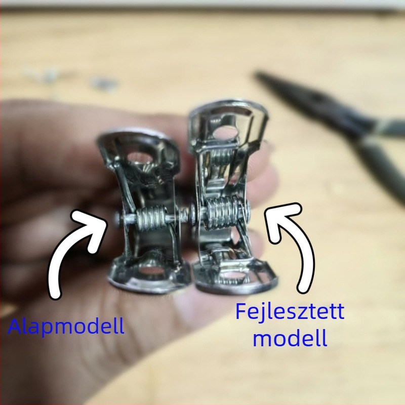 Szárítóklipek, rozsdamentes acélból, modell A2715, nem összecsukható, 100 darab