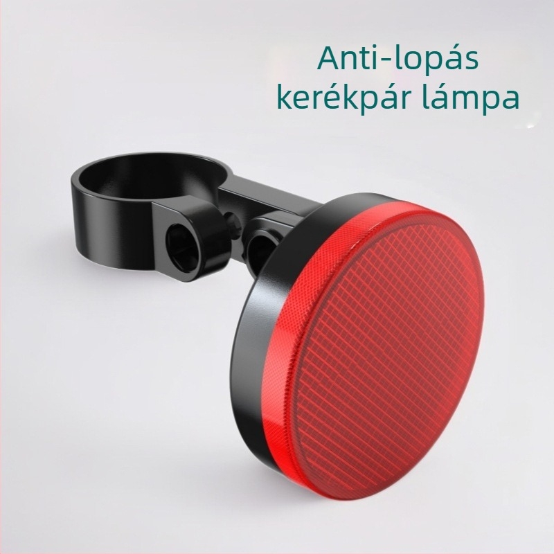 Bluetooth lopás elleni nyomkövető kerékpárokhoz, hátsó lámpával és üléscső oldalsó reflektorral, iOS-kompatibilis
