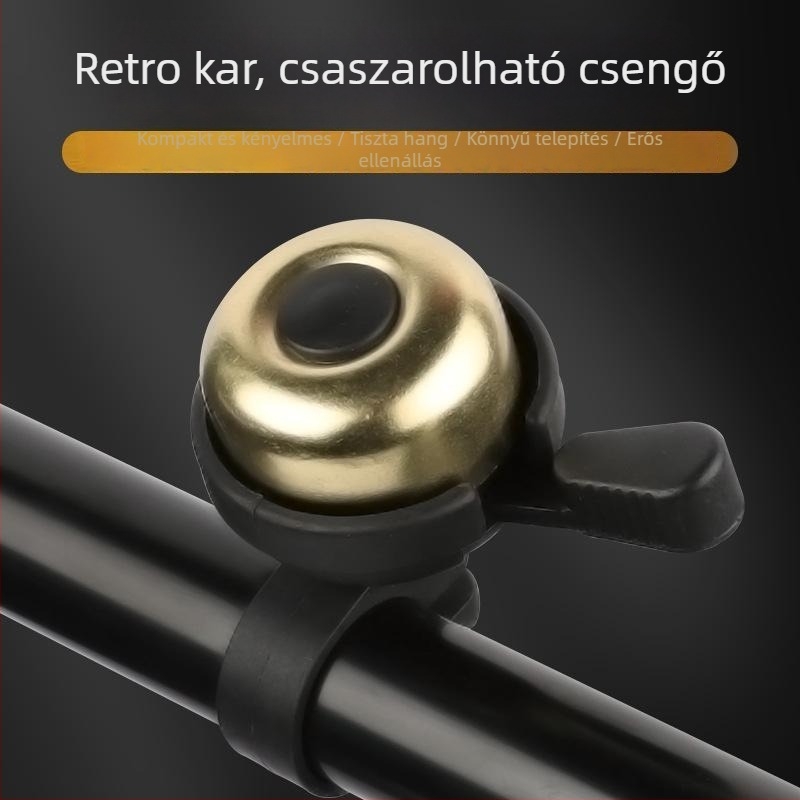 MTB kerékpár harang – réz Retro Bell a kutu márkától