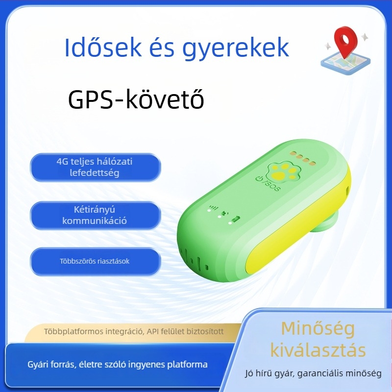 Járműlokátor X2 GPS-szel, Kétirányú hanghívás, SOS, 5 m pozíciós pontoság, 3 éves akkumulátor-üzemidő
