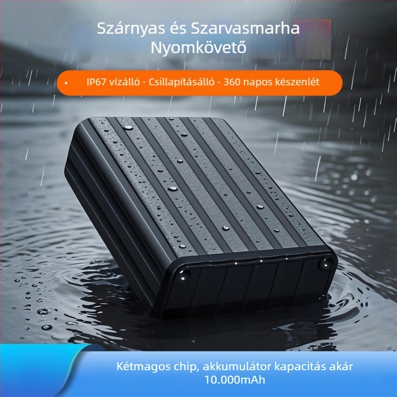MB29 Állatnyomkövető Nyakörv — GPS/Beidou valós idejű helymeghatározás, 10000mAh akkumulátor, Információs push, Követési riasztás, alkalmazható szarvasmarhák, juhok, lovak és háziállatok