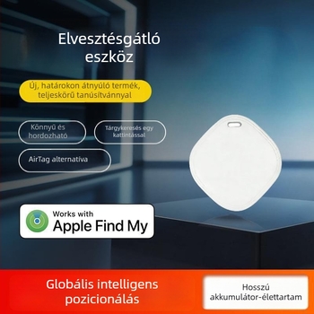 Intelligens nyomkövető anti-lopás Findmy – tanúsított pénztárca és kulcs helymeghatározó, poggyász és hátizsák Bluetooth-kapcsolattal
