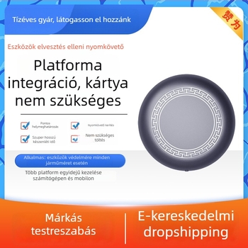 Okos Bluetooth-alapú anti-elvesztő tracker iOS-hez ragasztó rögzítéssel, PVC burkolat, 18 g, 3 év üzemidő, felhőalapú tárhely