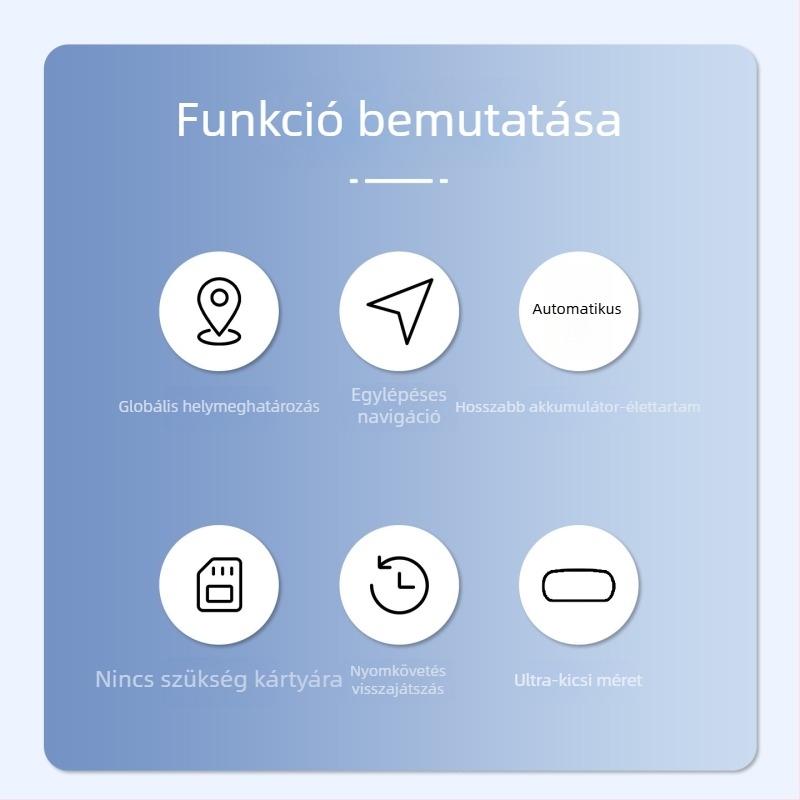 Okos Bluetooth-alapú anti-elvesztő tracker iOS-hez ragasztó rögzítéssel, PVC burkolat, 18 g, 3 év üzemidő, felhőalapú tárhely