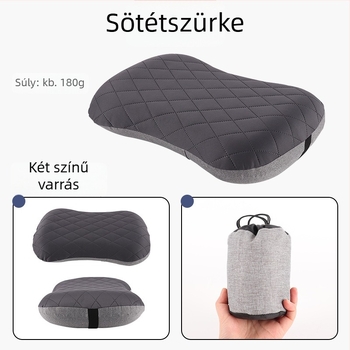 Légipárna utazáshoz — téglalap alakú, egyszerű és kényelmes; tömeg 180 g, modell 169, OEM támogatás; anyag: poliészter rost és pamut keverék.