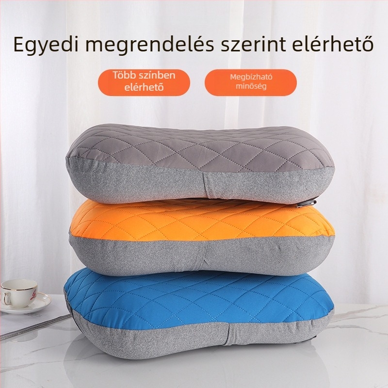 Légipárna utazáshoz — téglalap alakú, egyszerű és kényelmes; tömeg 180 g, modell 169, OEM támogatás; anyag: poliészter rost és pamut keverék.