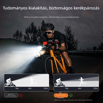 Hátsó kerékpár világítás éjszakai tekeréshez – rendkívül fényes, kompatibilis MTB-vel és országúti kerékpárokkal, testreszabás nélkül.