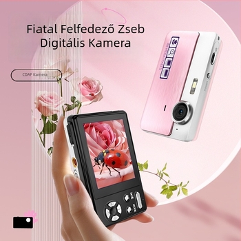 Amkov belépő szintű digitális fényképezőgép (8 MP CMOS szenzor, maximális felbontás 24 MP, 2,4 hüvelykes LCD, 16x digitális zoom, elektronikus képstabilizálás)