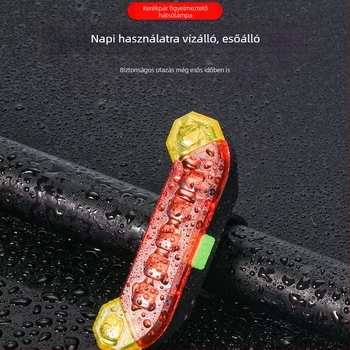 Hegyi kerékpár hátsó lámpa készlet USB-töltéssel éjszakai vezetéshez Yihao