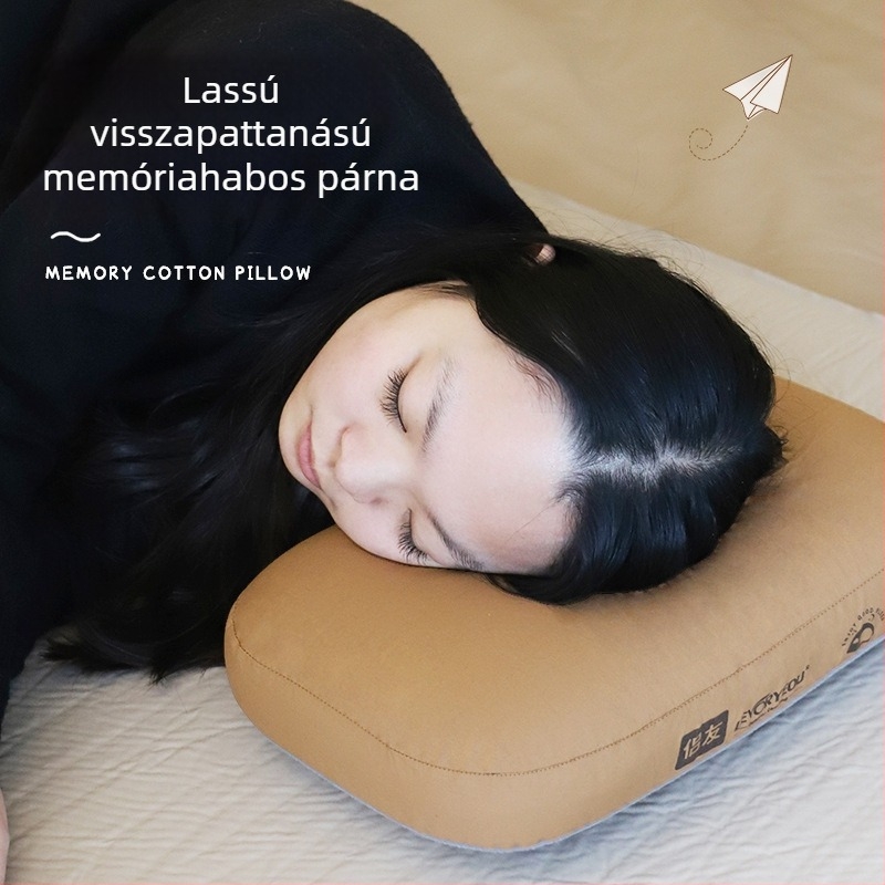 Memóriahabos párna, felhő dizájn, minimalist stílus (Modell LR-1204 • Vastagság: 10 cm • Tömeg: 430 g • Anyag: memóriahab)