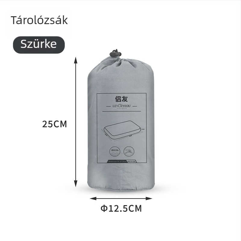 Memóriahabos párna, felhő dizájn, minimalist stílus (Modell LR-1204 • Vastagság: 10 cm • Tömeg: 430 g • Anyag: memóriahab)