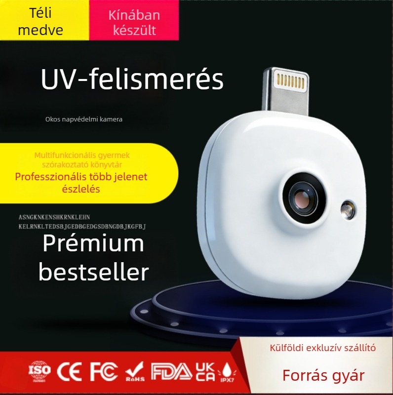 Winter Bear H2uv Gyerekeknek Kamera – CCD 2/3 hüvelykes, 1280×1024 felbontás, 3× optikai zoom, 3× digitális zoom, 4GB belső memória