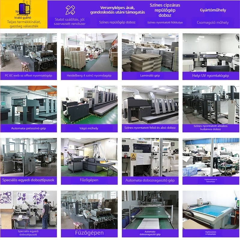 Telefon kijelzővédő fólia csomagoló doboza - ofszet nyomtatás, fehér karton, 350 gsm, repülőgép karton típusú doboz, Blue Dot márka