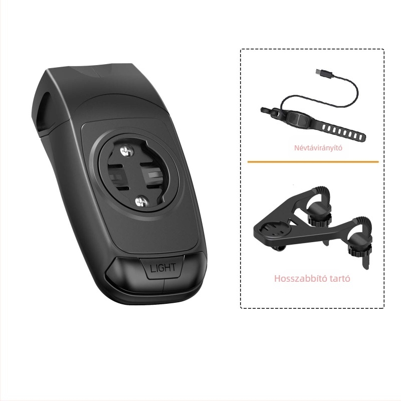 Kerékpár világítás és GPS számítógép tartó kürttel, Garmin Forerunner kompatibilis, Blackbird alap HTS-EC-A