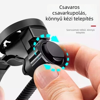 Silver Horse Univerzális kerékpár világítás és számítógép tartó – út/ MTB, gyorskioldó, kompatibil Garmin/Magene
