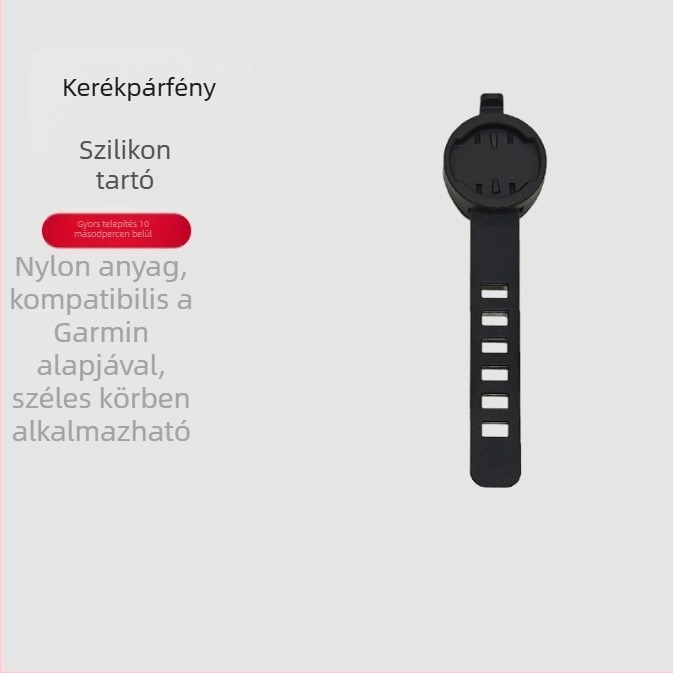 Silver Horse Univerzális kerékpár világítás és számítógép tartó – út/ MTB, gyorskioldó, kompatibil Garmin/Magene
