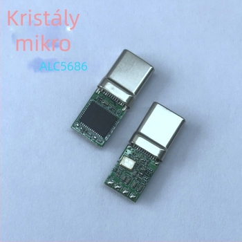 Crystal Micro ALC5686 Digitális audió vonal kristályoszcillátorral – ezüstözött rézvezető mag, oxigénmentes réz, RoHS tanúsított