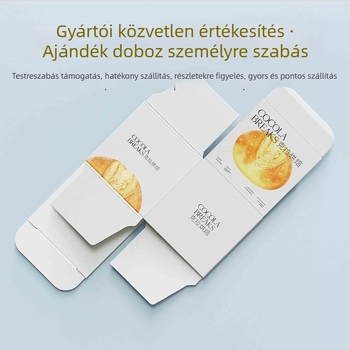 Személyre szabott karton csomagoló doboz 250 gsm kartonnal, testreszabott feldolgozás és logónyomtatás