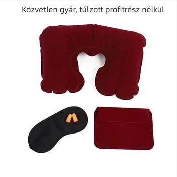 Hengyi Felfújható U-alakú utazó párna – PVC, 18 mm vastagság, 0,052 kg, U-típus stílus, testreszabható